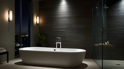 modern bathroom interior,sink, bathroom remodel, bathroom ambiance, bathroom shelving, modern bathroom fixtures, modern toilet, bathroom trends, bathroom 