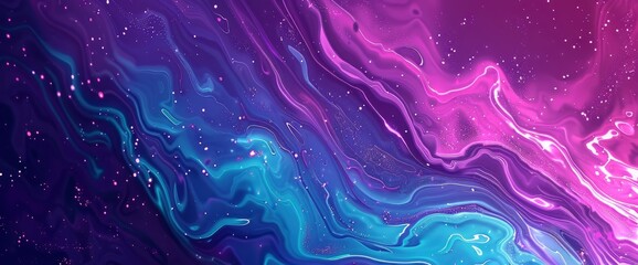 Aurora Borealis-Inspired Energy Patterns, Cartoon Style, Background