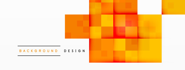 Dynamic colorful squares background. Vector Illustration For Wallpaper, Banner, Background, Card, Book Illustration, landing page