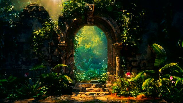 Enigmatic Portal: Unlocking the Secrets of the Stone in the Jungle