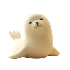 Cute cartoon seal