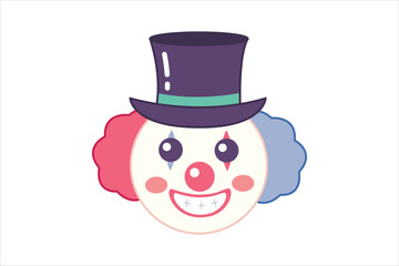 April Fools Flat Sticker Design