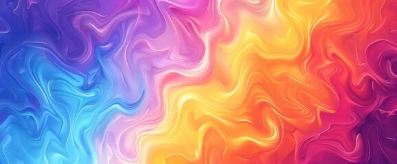 Obraz premium Gradient Thermal Energy In Abstract, Cartoon Style, Background