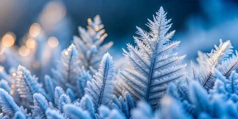 Obraz premium macro abstract frosted background, 