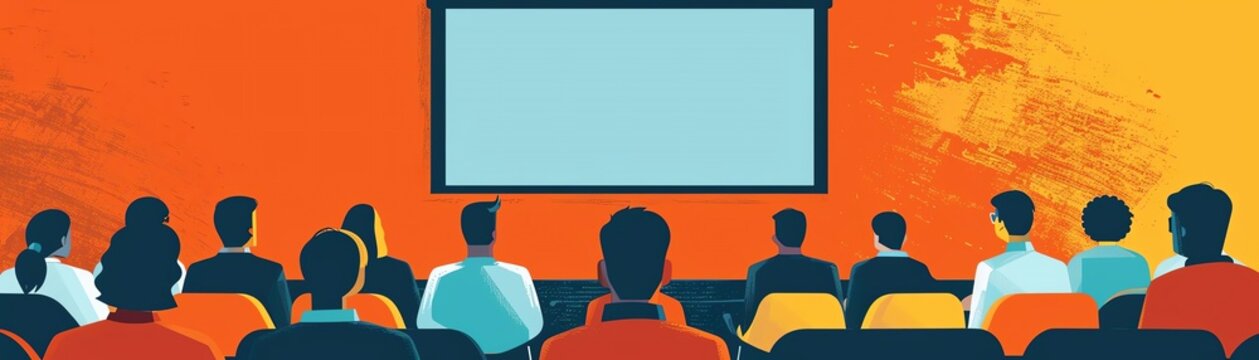 Seminar Recap and Highlights A drawing minimal illustration of digital recap videos summarizing seminar highlights