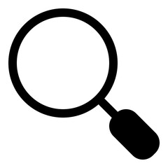 Magnifying Glass Icon for Search and Zoom Functions