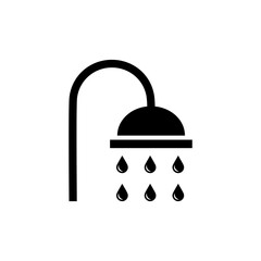 Shower icon vector symbol template design illustration