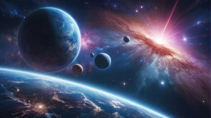 A universe with realistically dazzling and fascinating planets