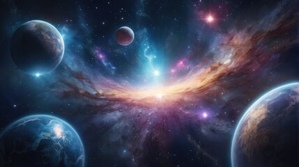 A universe with realistically dazzling and fascinating planets