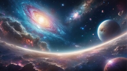 A universe with realistically dazzling and fascinating planets