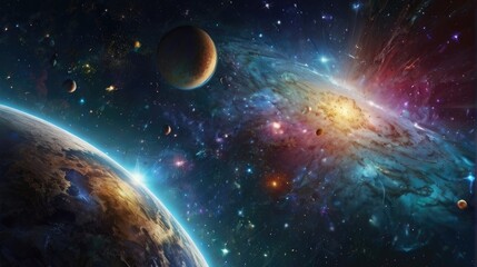 A universe with realistically dazzling and fascinating planets