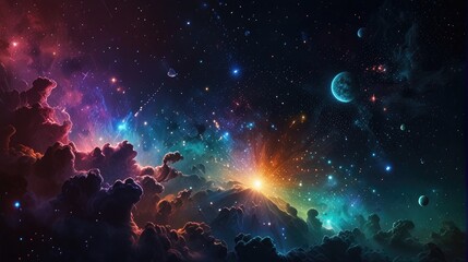 A universe with realistically dazzling and fascinating planets