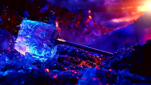 Frostbite's Fury: Unleashing the Ice Pickaxe