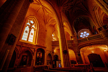 Pintoresco paisaje de la ciudad desde el castillo de trujillo españa. España.