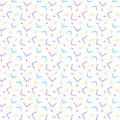 A fun Memphis pattern with contemporary and visually appealing pattern featuring geometric shapes and patterns. Perfect for holiday-themed designs, packaging, and textiles.