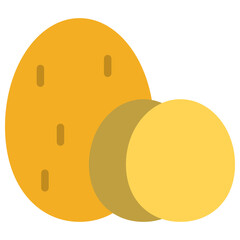 potato flat icon