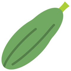 zucchini flat icon
