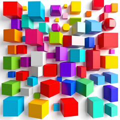 Obraz premium Abstract 3D Design Background Generative AI