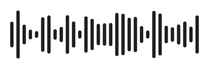 Sound waves set. Modern sound equalizer. Radio wave icons. Volume level symbols. Music frequency. Abstract digital equalizers for music app. Vector illustration in eps 10.