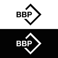 BBP logo. B B P design. White BBP letter. BBP, B B P letter logo design. B B P letter logo design in FIVE, FOUR, THREE, style. letter logo set in one artboard. B B P letter logo vector design.