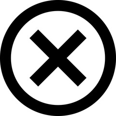 wrong mark icon. wrong mark vector for right or wrong decision isolated 