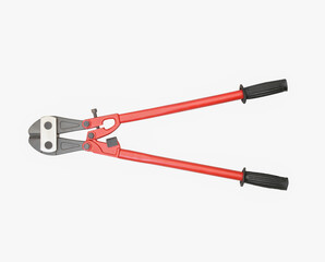bolt cutter isolated on a white background 