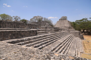 ruins of edznà, campeche, mexico