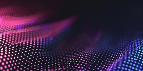 Obraz premium Minimalistic futuristic dots design with a gradient effect, providing a sleek and modern look. 