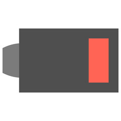 battery flat icon