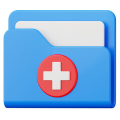 Patient Folder 3D Icon