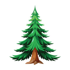 set of christmas trees