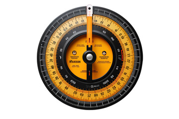 Round measuring instrument with a rotating dial.