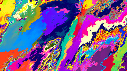abstract colorful fluid fractal psychedelic background