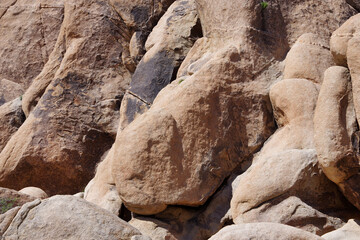 Large rock boulder sandstone formation