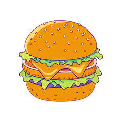 tasty Burger vector