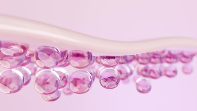 Collagen lifting sagging skin, wrinkle treatment lotion and serum concept.