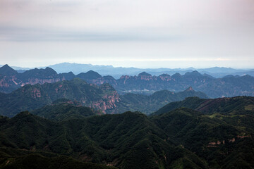 Mountains in eastern Shanxi Province, China
