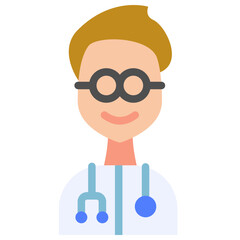 doctor flat icon