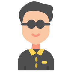 teacher flat icon