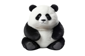 realistic 3D model of a panda