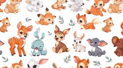 Various animal patterns.