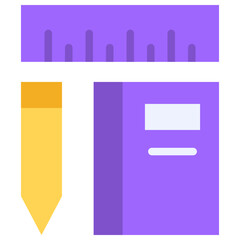 stationary flat icon