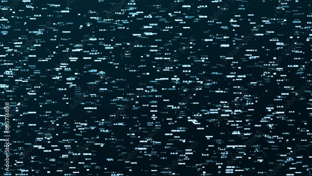 Poster futuristic data visualization: ai, big data, and cybersecurity in motion graphics