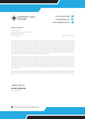 Letterhead design template 