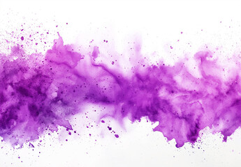 pink and blue paint, splashes, purple paint splashes, Purple color watercolor splash paint effect on white background, colorful