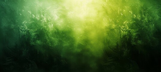 Abstract green clouds smoke background. Generative AI technology.