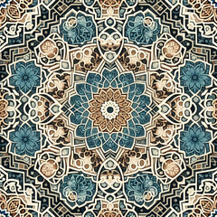 moroco islamic pattern with texture