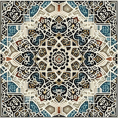 moroco islamic pattern with texture