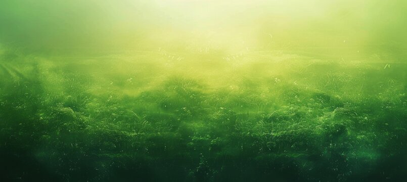 Abstract green nature background. Generative AI technology.