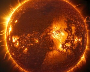 sun in space